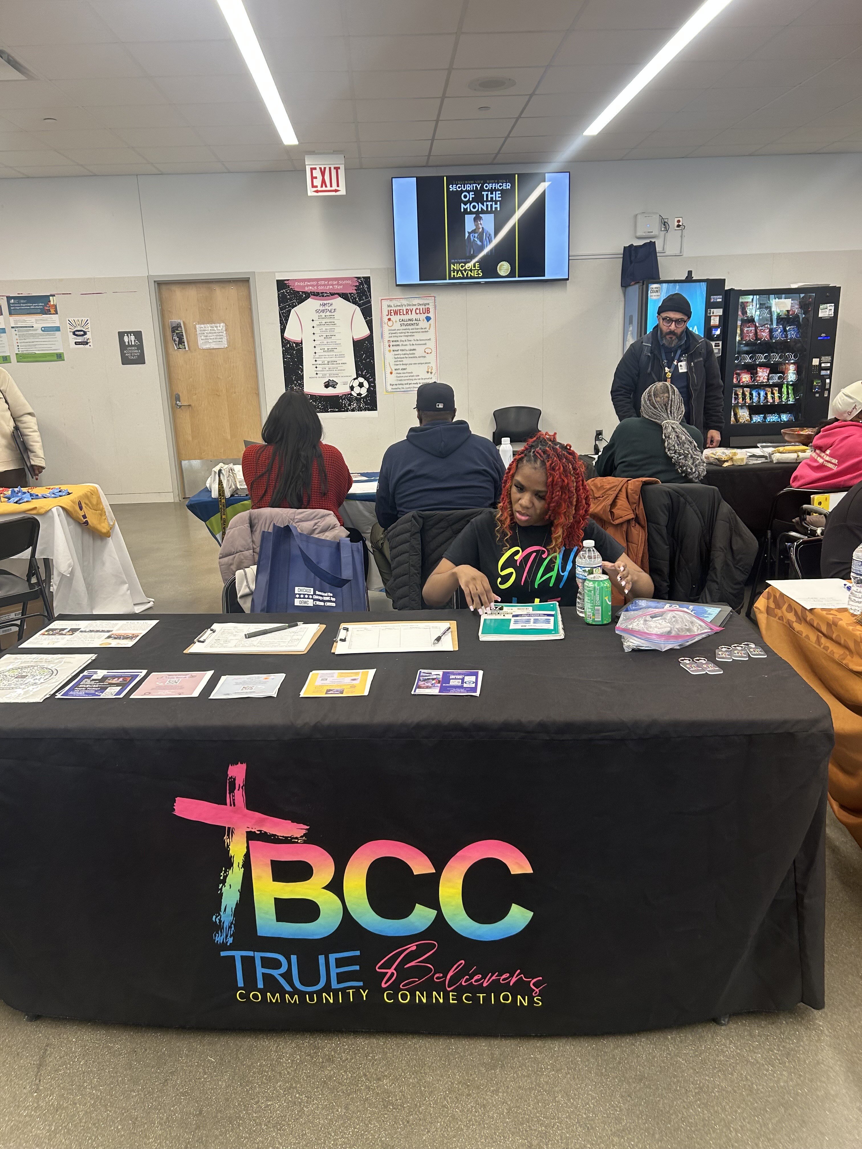TBCC booth at a community fair
